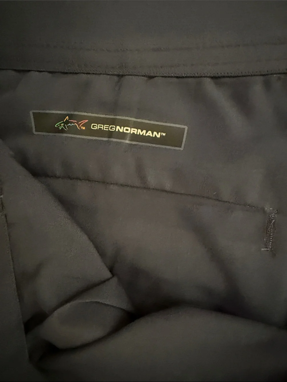 Greg Norman Collection Navy Flat-Front Performance Shorts